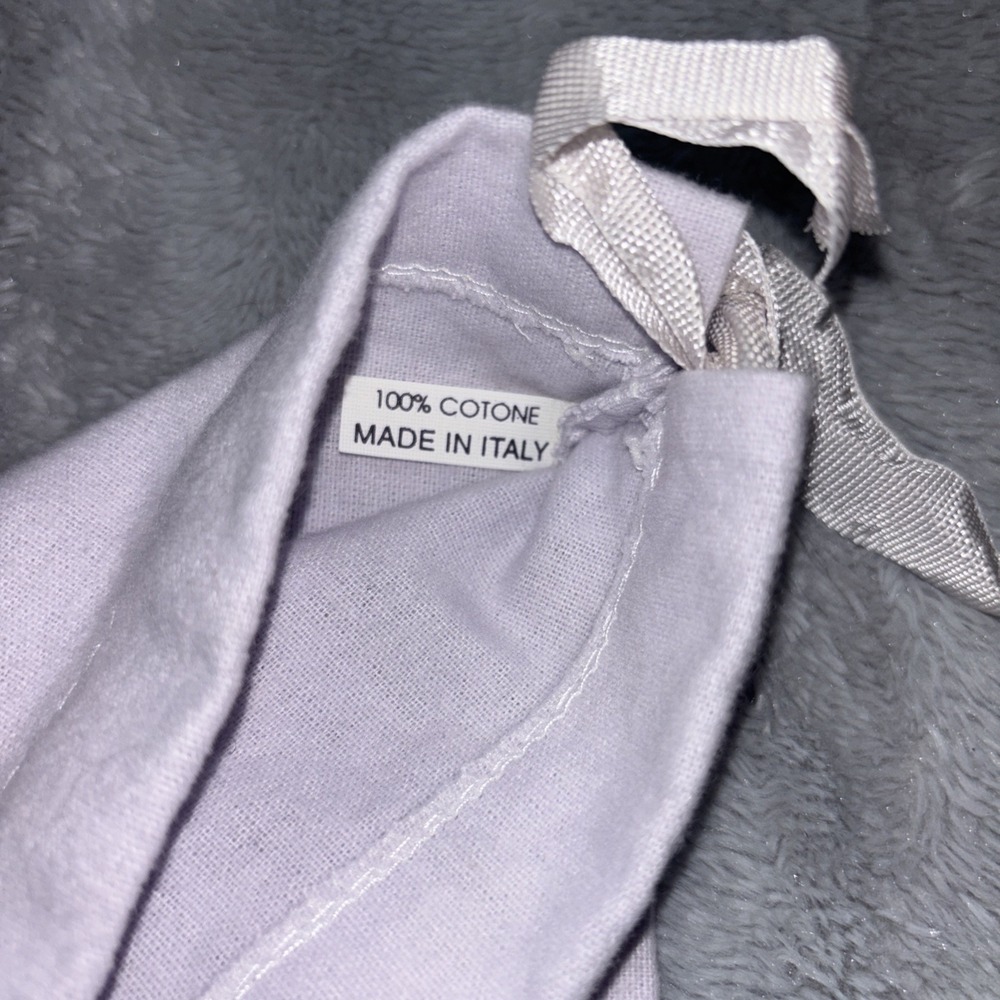 Authentic Jimmy Choo Dust Bag purple Storage Drawstring Cover 10" X 13" Italy - Picture 5 of 7